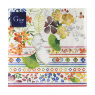 Gien Fayencerie Bagatelle Napkins 33x33 cm 20 pieces